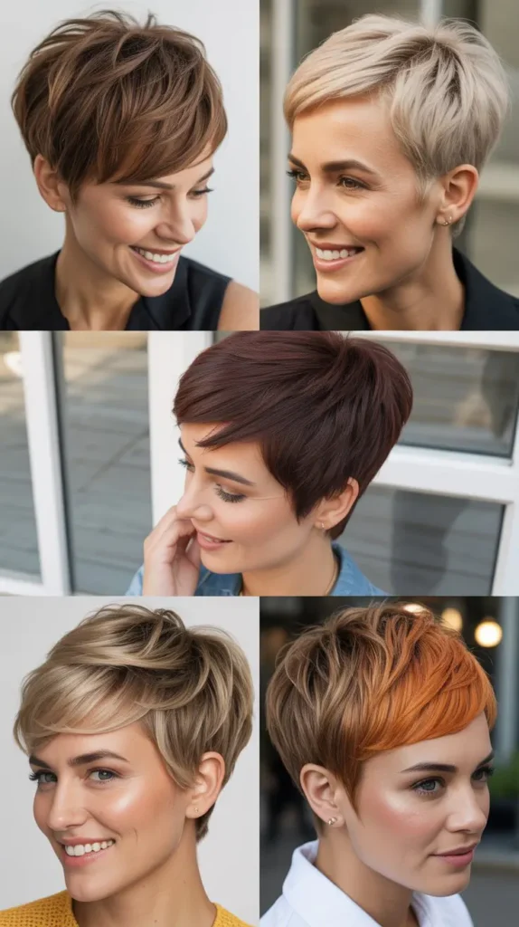 Pixie Wedge with Highlighted Tips