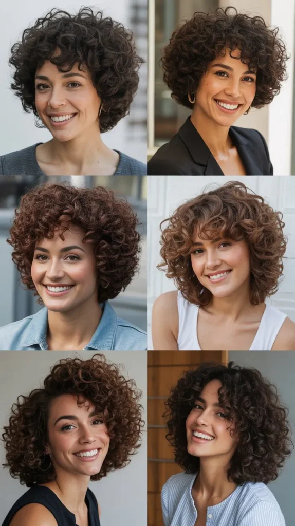  Curly Wedge with Defined Ends