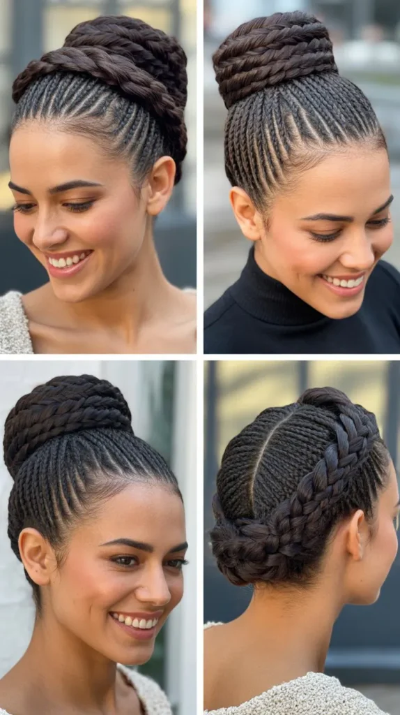  Elegant Rope Braid Updo