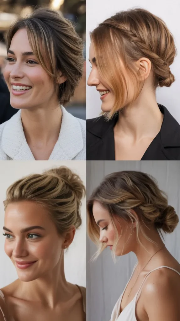 Mini French Twist for Short Hair