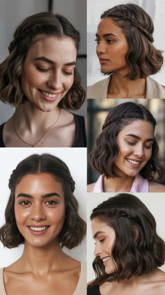  Half-Up Twisted Bob