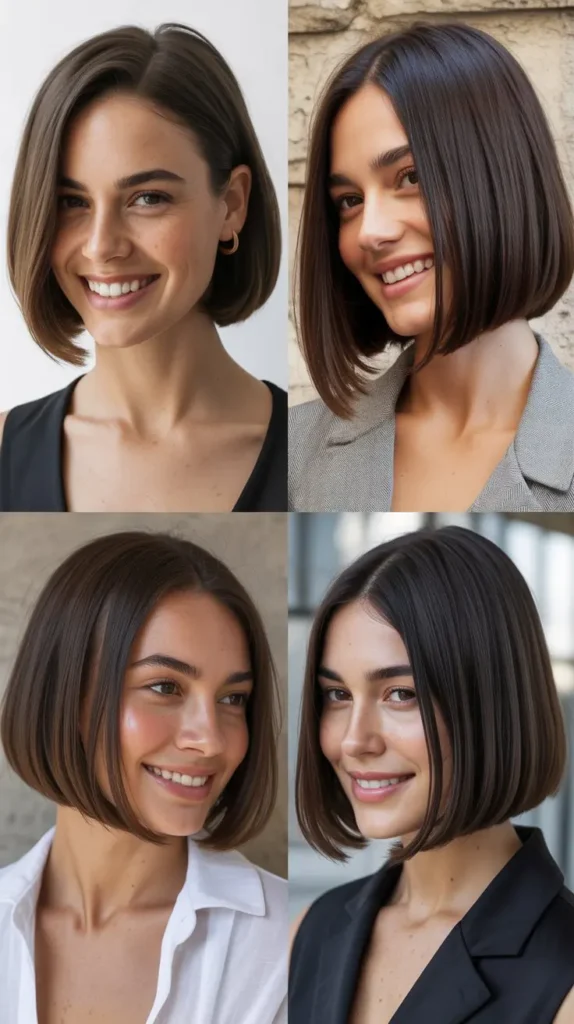 Sleek Side-Parted Bob