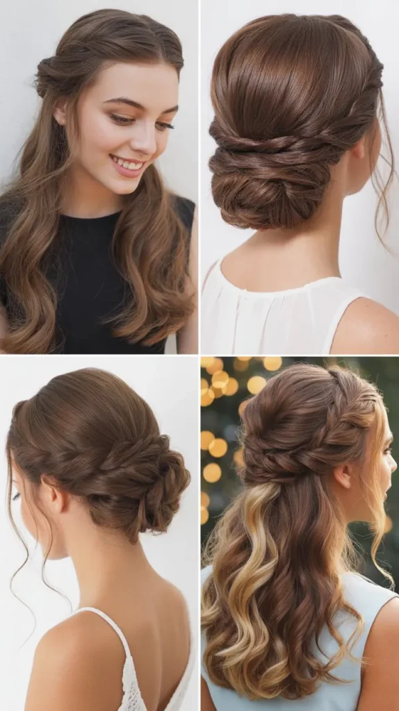  Twisted Half-Up Style