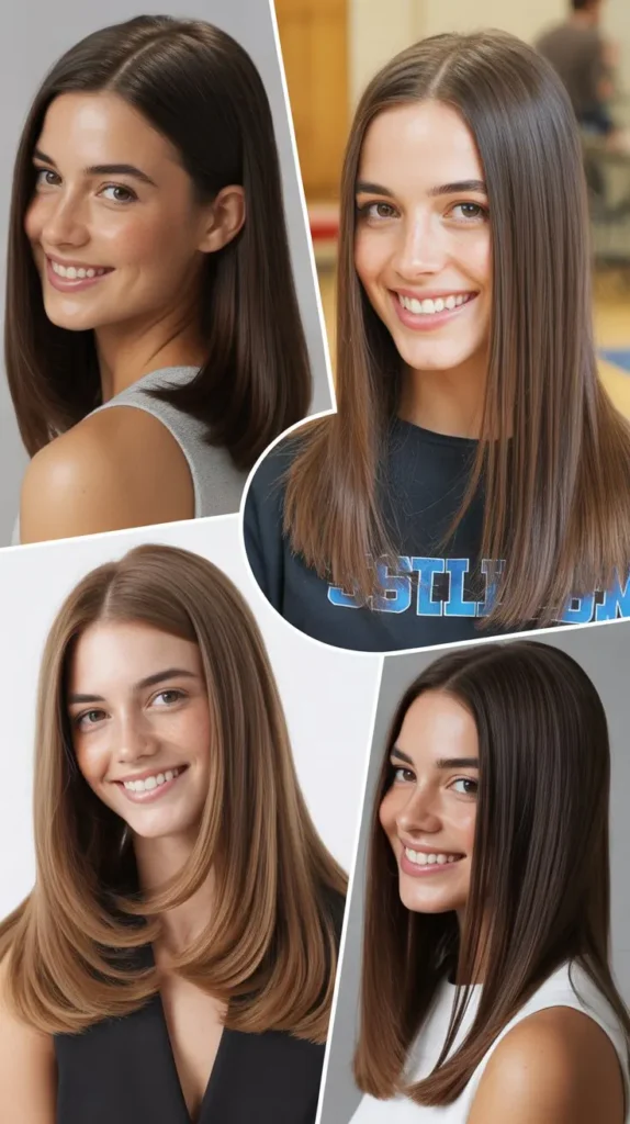 Classic Straight Sleek Look