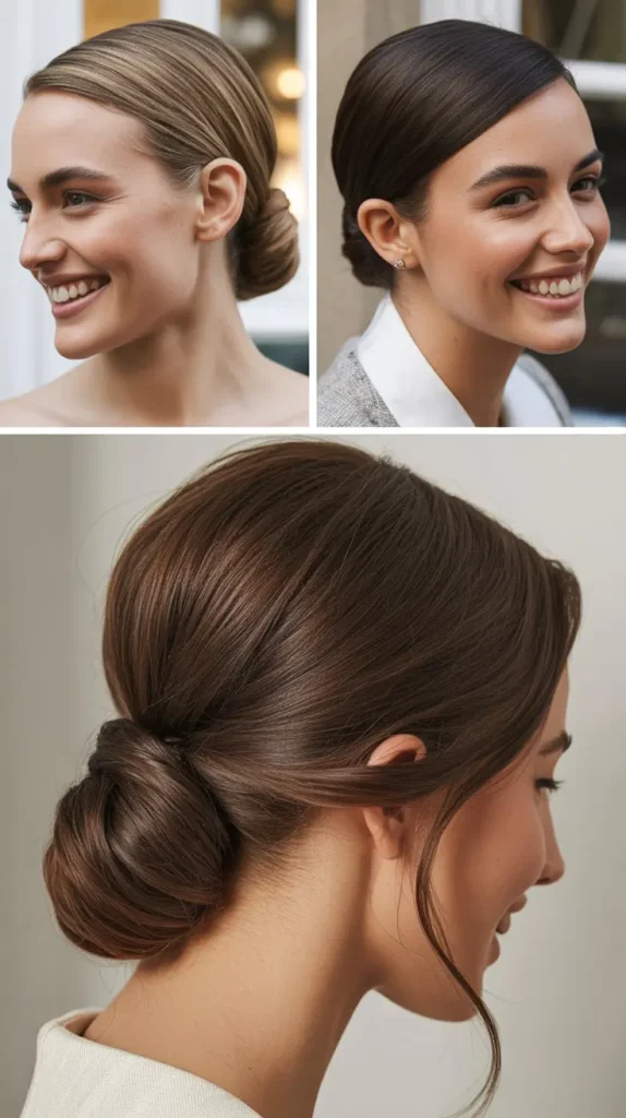 Sleek Short Hair Bridal Knot
