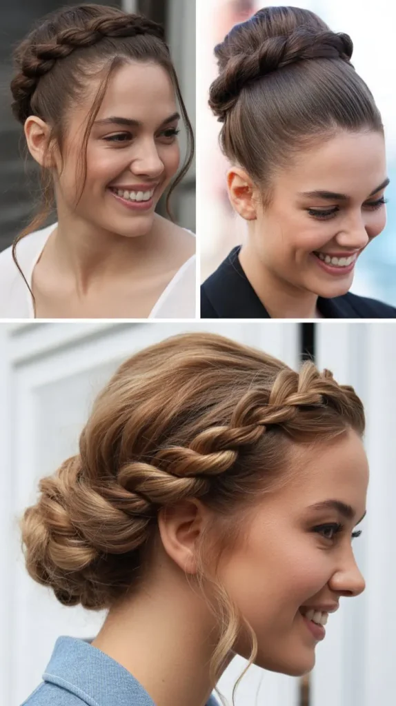 Twisted Rope Braid Updo
