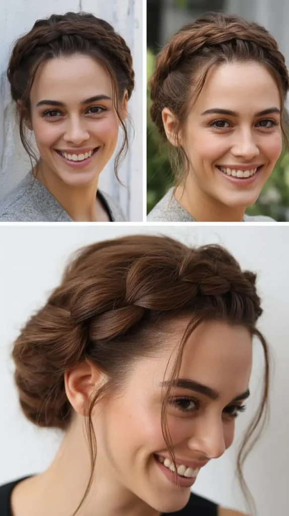 Twisted Crown Updo