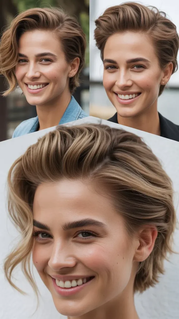  Swept-Back Voluminous Style
