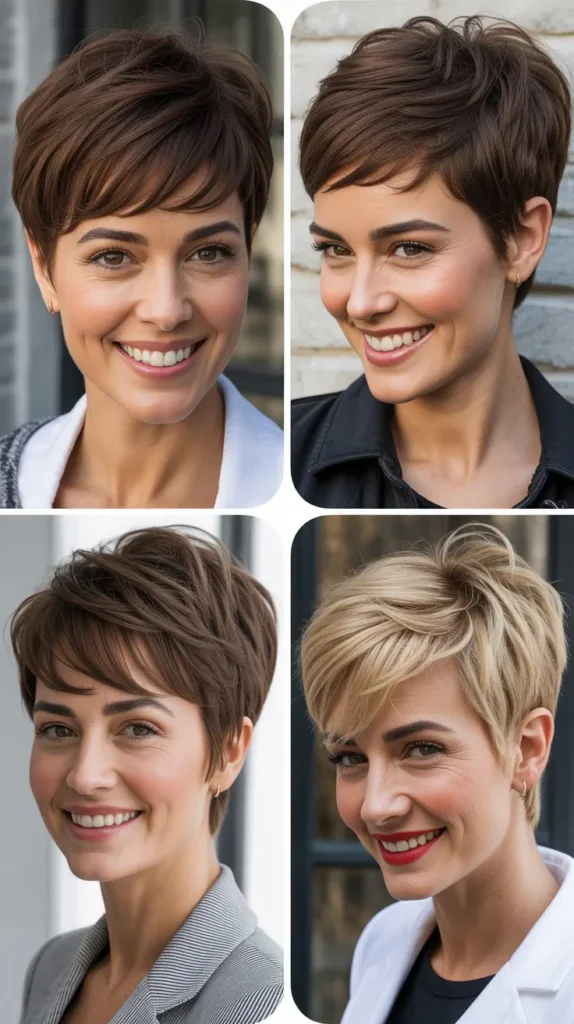 Curved Fringe Wedge Pixie