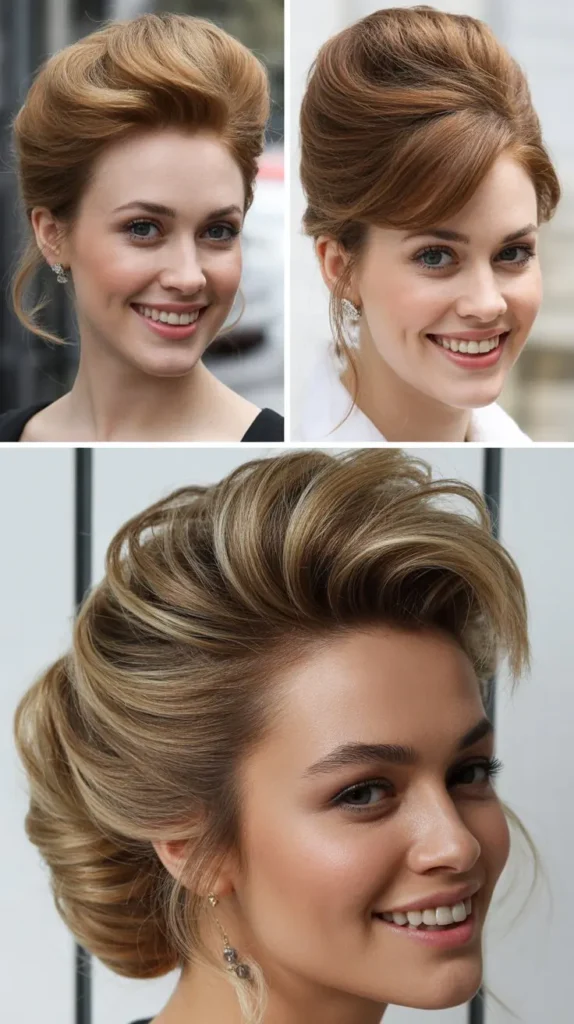 Voluminous Bouffant Updo