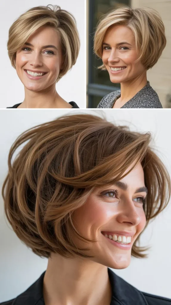 Inverted Stacked Bob Wedge