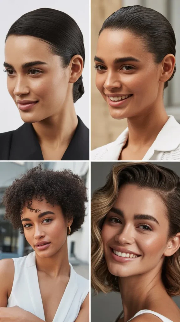 The Slicked-Back Style