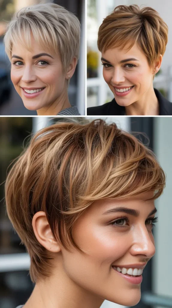 Multi-Toned Pixie Wedge
