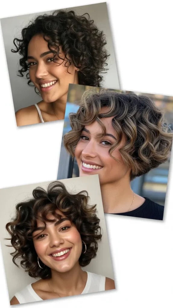 Curly Wedge with Asymmetric Shape