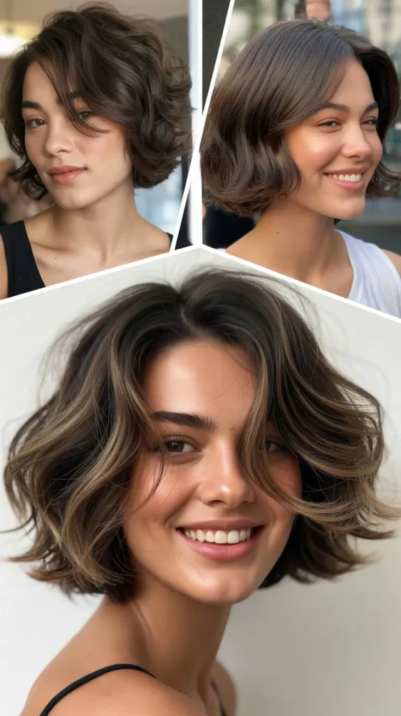 Textured Bob with Natural Volume