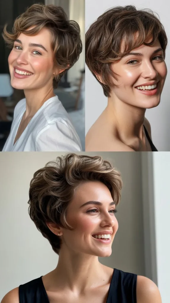 Volumized Crown Pixie Wedge