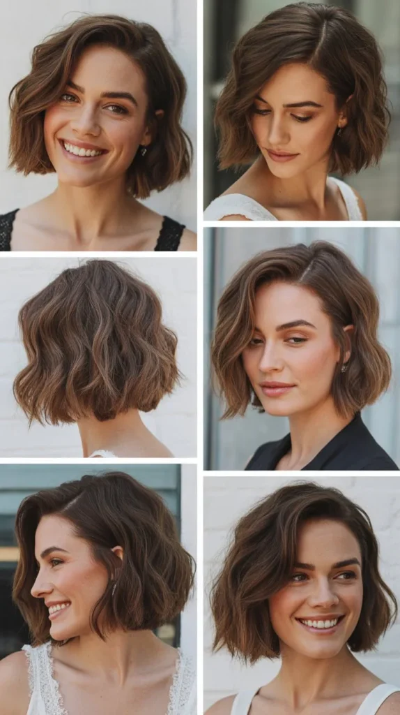 Tousled Lob Bridal Style