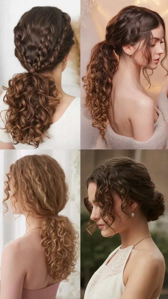 Curly Braided Ponytail