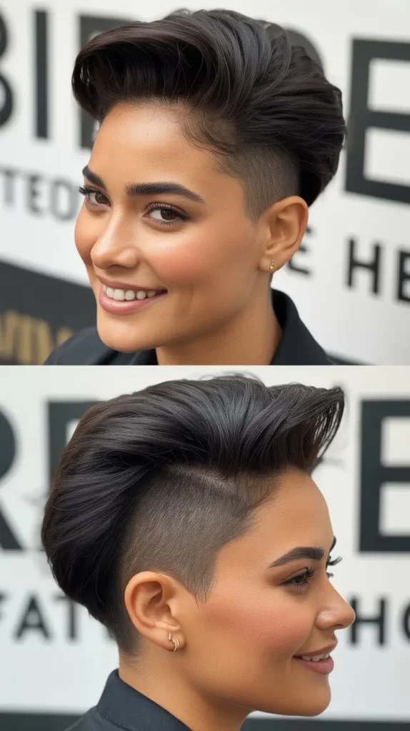 The Sleek Low Faux Hawk