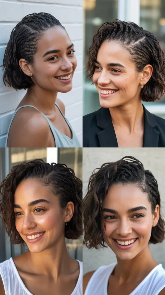 Half-Twisted Short Hair