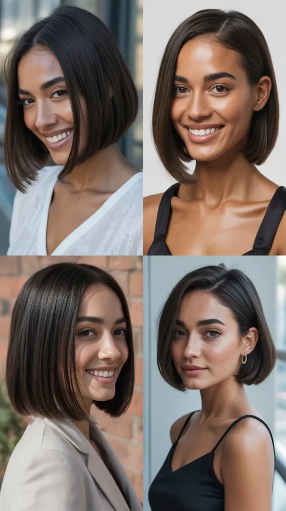 Sleek Straight Short Hair