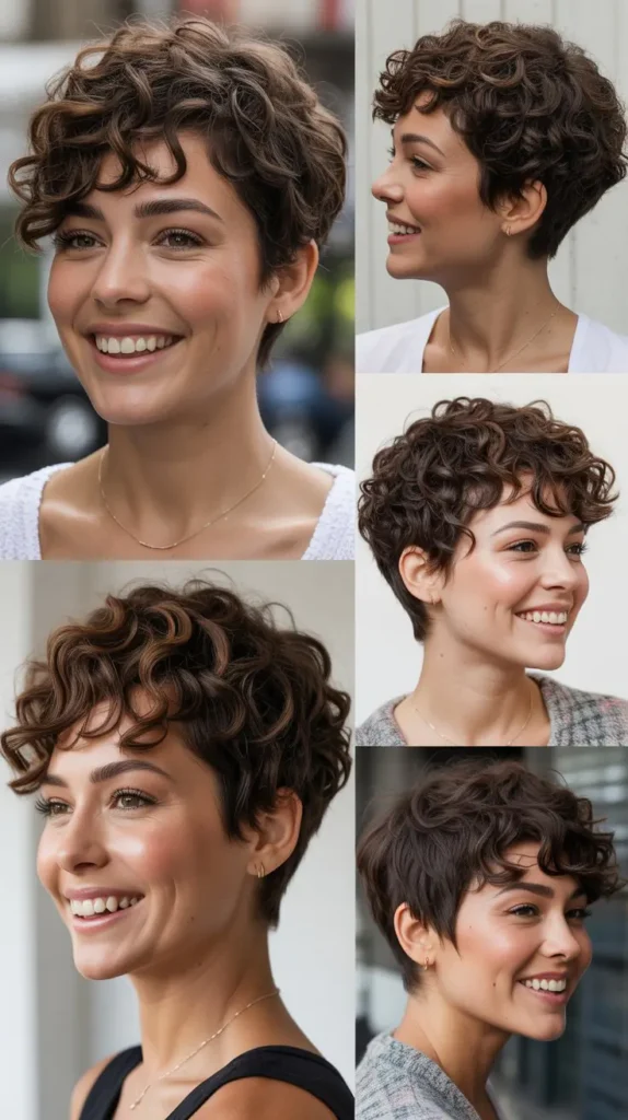 Curly Pixie Wedge