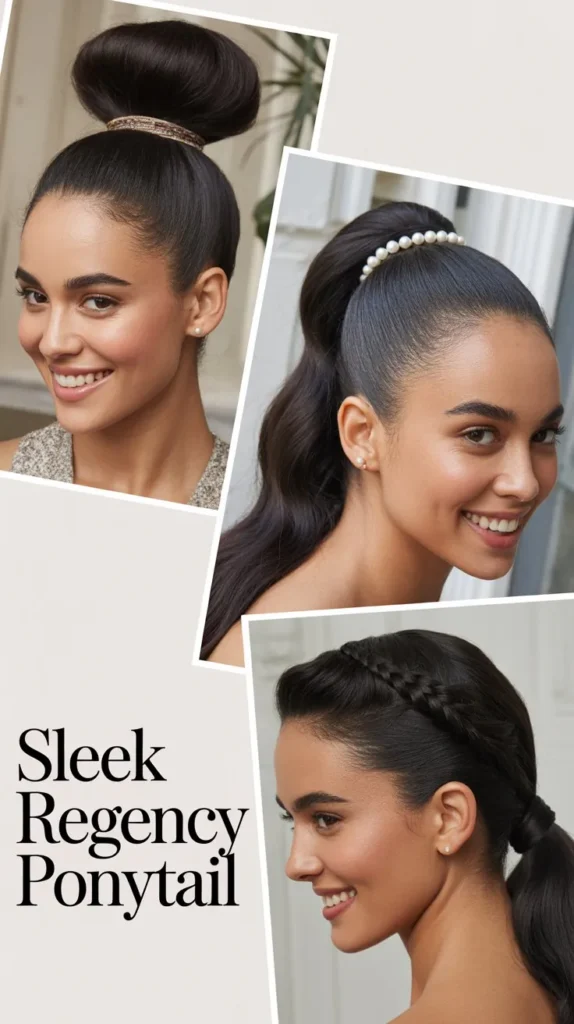  Sleek Regency Ponytail