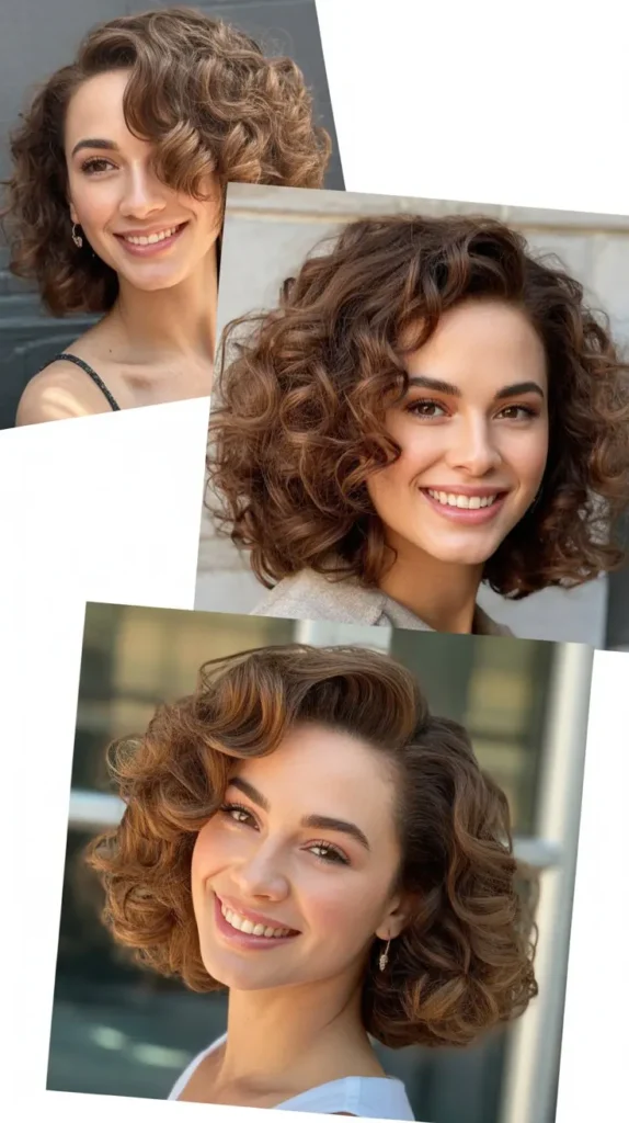 Voluminous Curly Lob