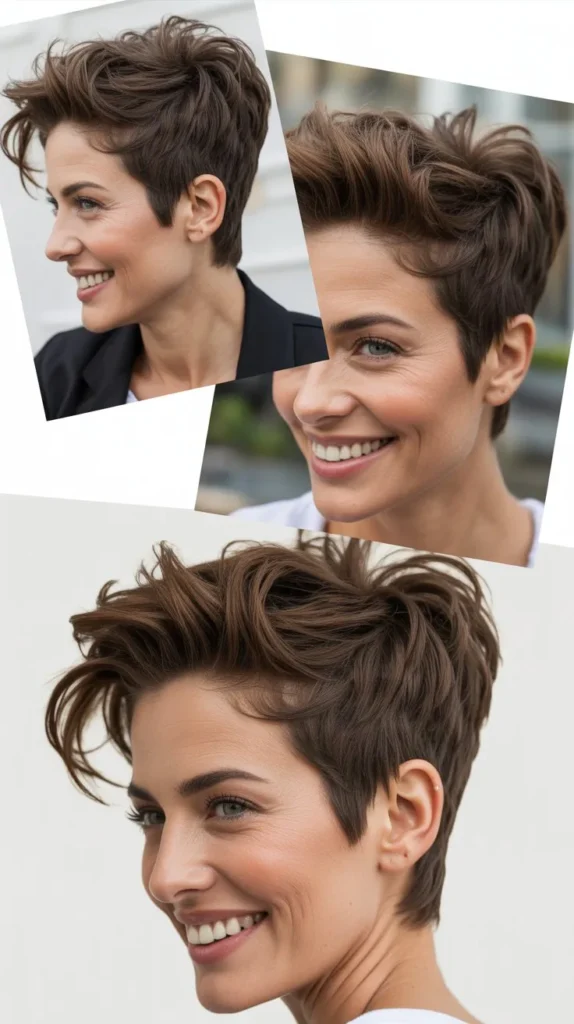 Pixie Wedge Faux Hawk