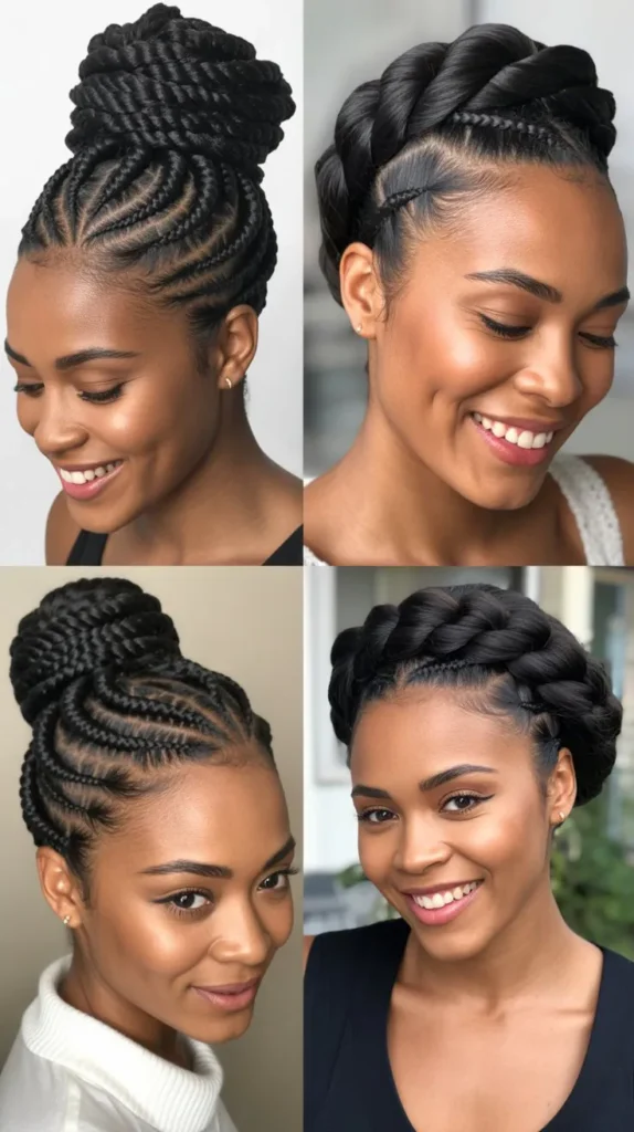 Twisted Rope Braid Updo