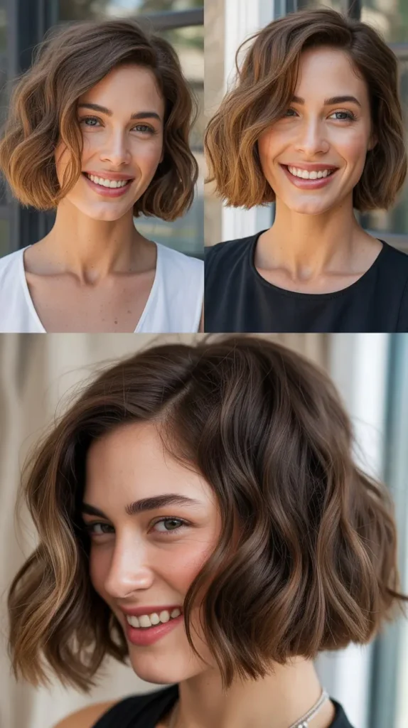 Textured Bob with Waves