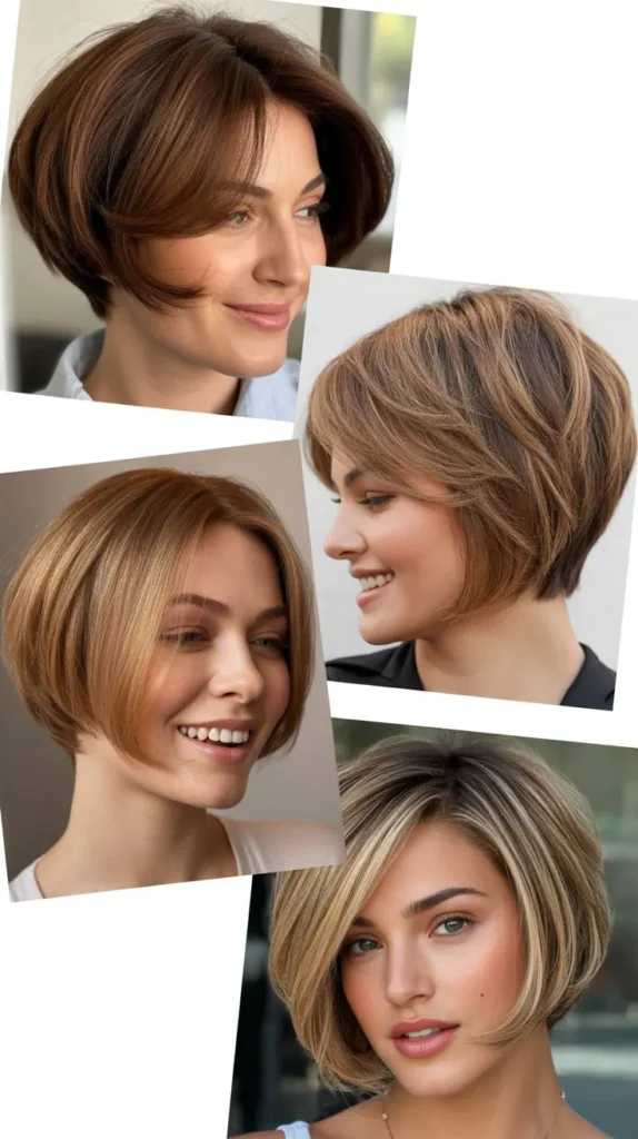  Short Stacked Bob Wedge with Volume