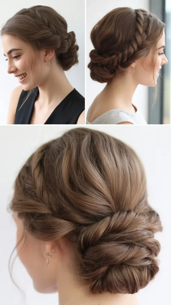 Twisted Low Chignon
