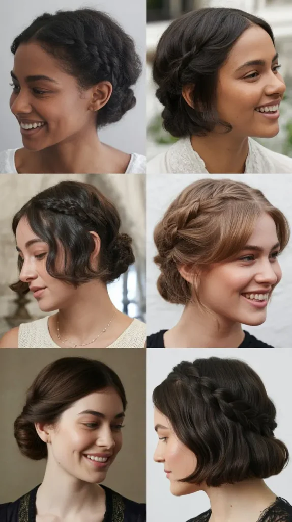 Regency-Inspired Braided Bob