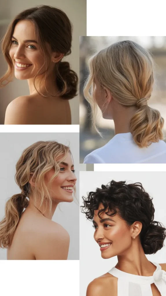 Low Twisted Ponytail