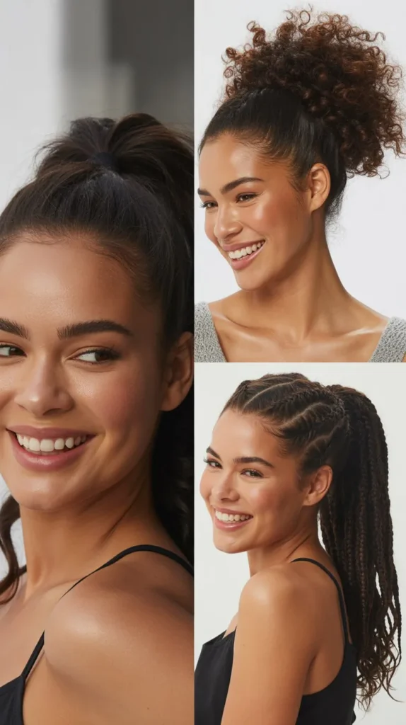 High Ponytail with Volume