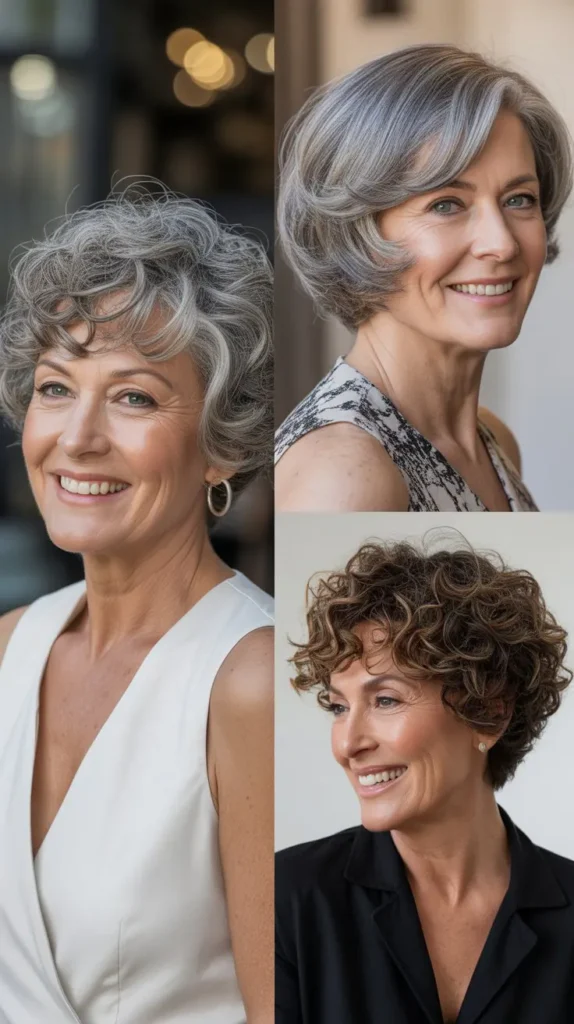 Curly Wedge Bob