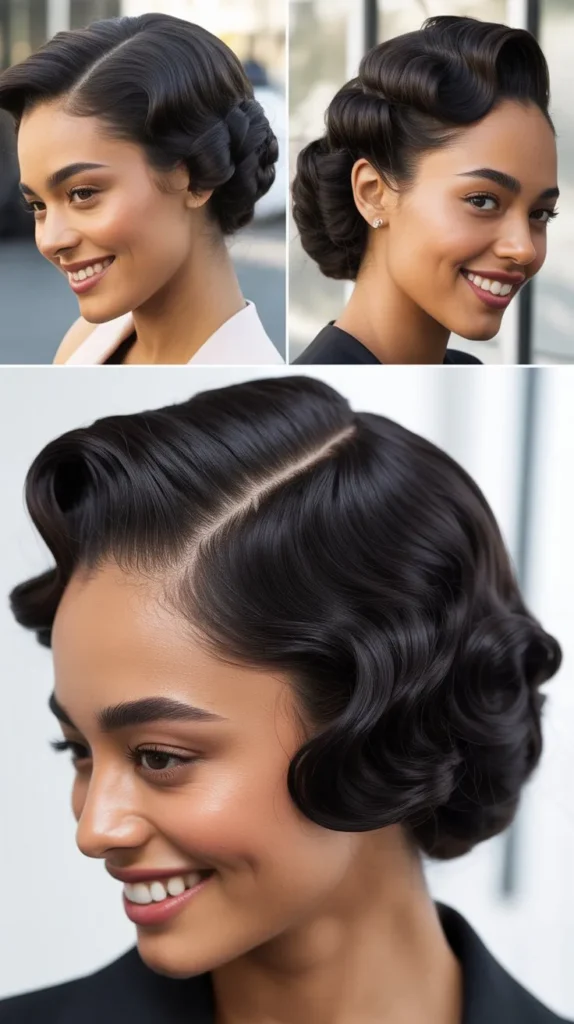  Finger Waves Updo