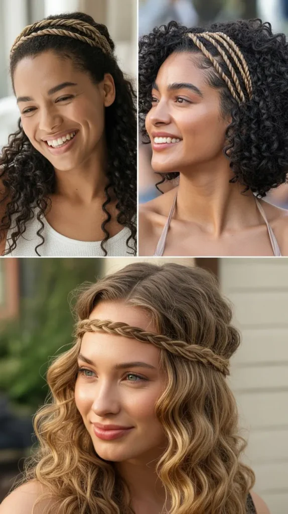  Twisted Crown Half Updo