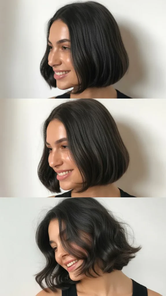  Sleek Side Part Bob