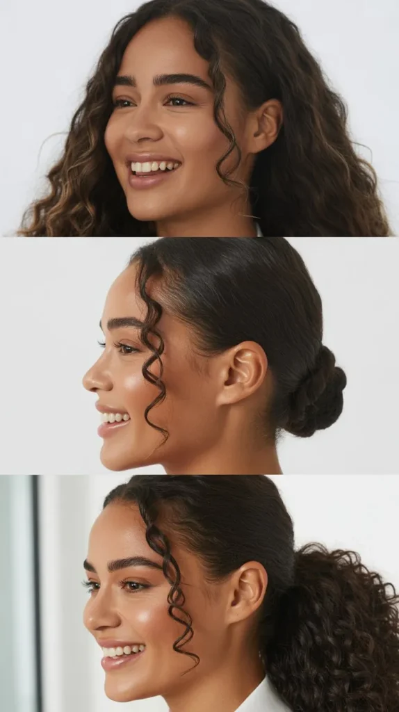 Twisted Side Bangs