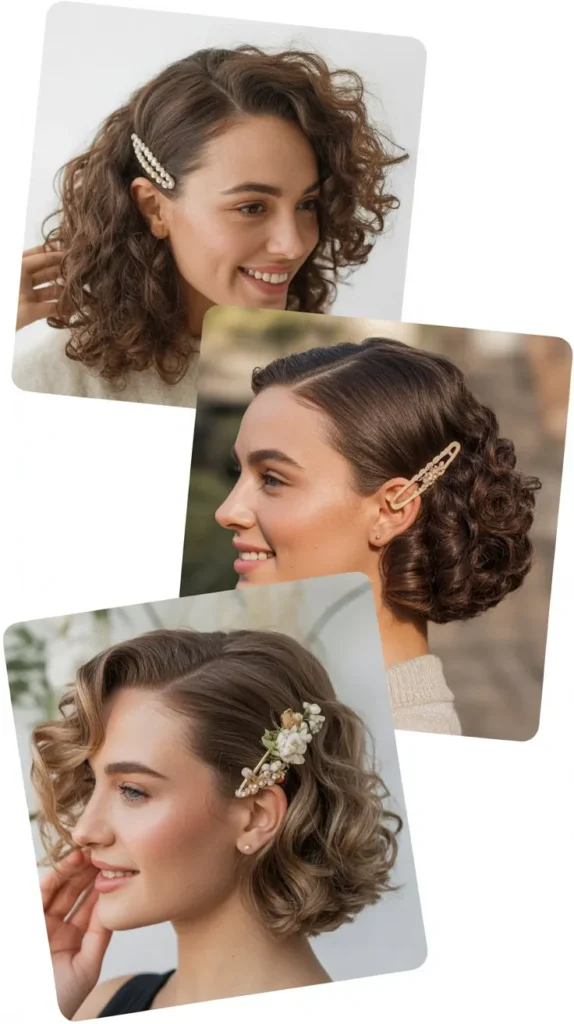 Soft Curls with Side Clip