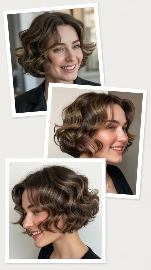 Wavy Stacked Bob Wedge