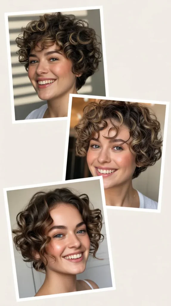 Voluminous Curly Pixie
