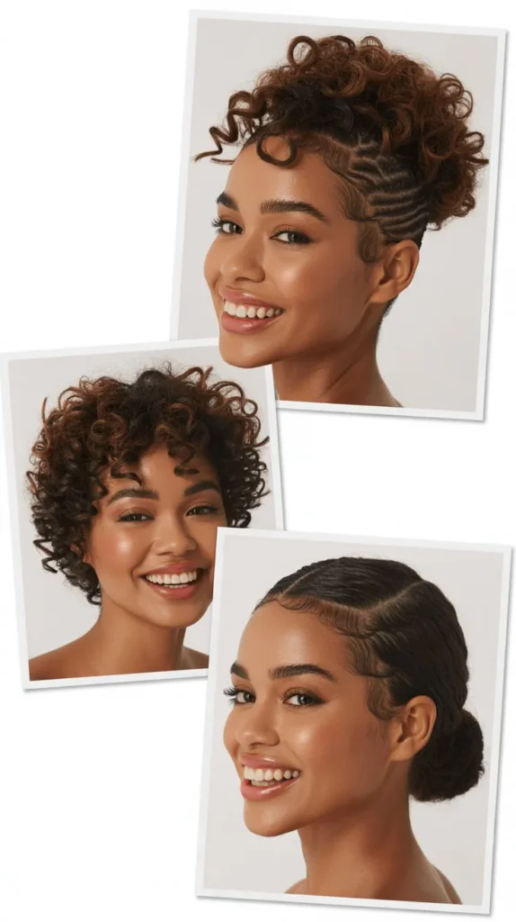 Curly Faux Hawk