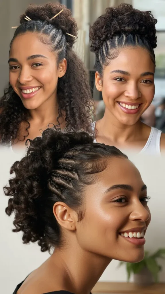 Half-Up Twisted Crown