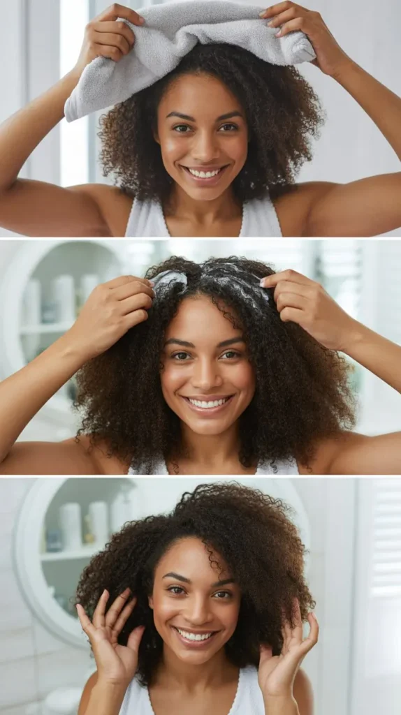 Volume-Boosted Wash-and-Go Style