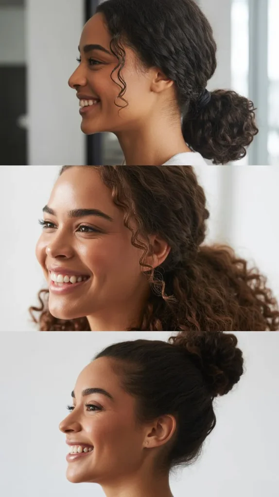 Twisted Low Ponytail