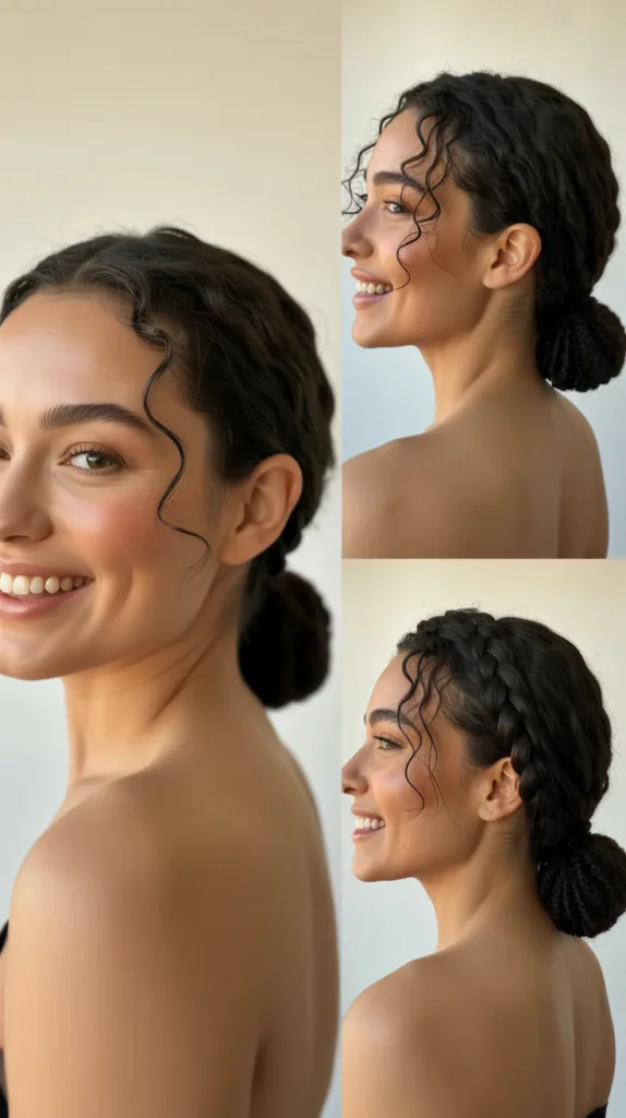  Low Twisted Ponytail