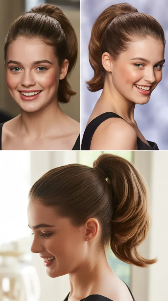  Classic High Ponytail